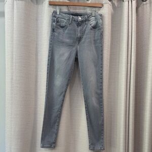 JOE’S High Rise Curvy Skinny Ankle Jean Gray Women's Size 27